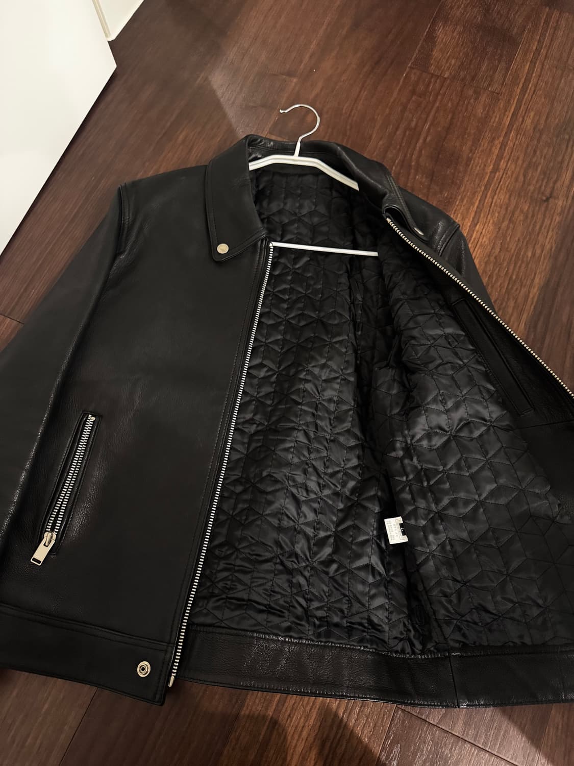 염소가죽 라이더 가죽 자켓 상품이미지3