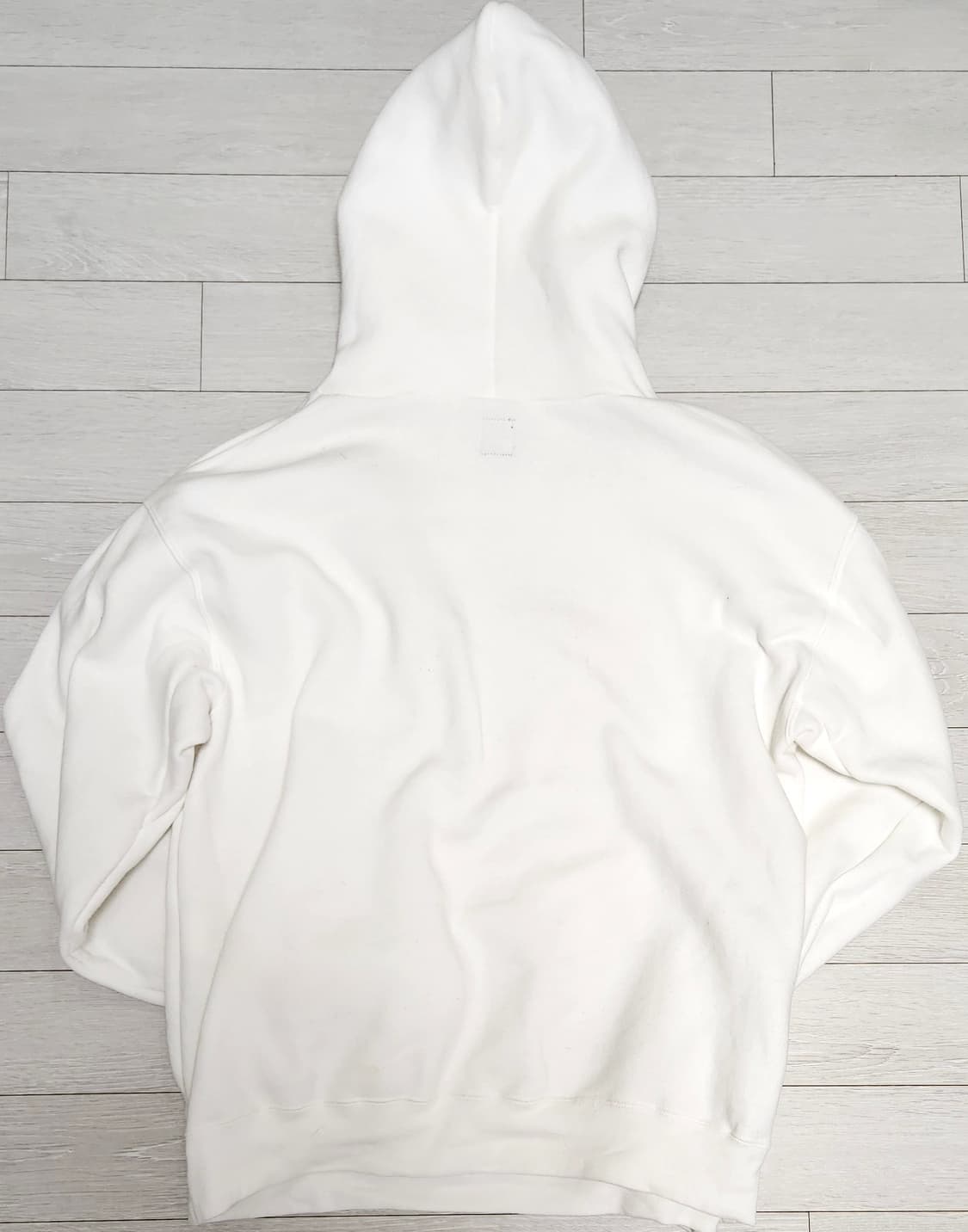 휴먼메이드 하트로고 화이트 후드티 상품이미지2