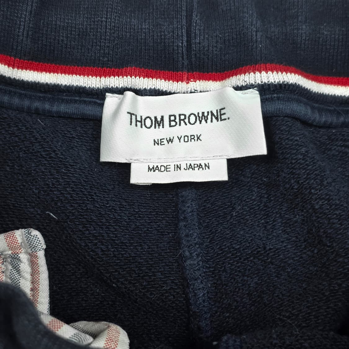 톰브라운 4바 트레이닝 조거팬츠 네이비 상품이미지6