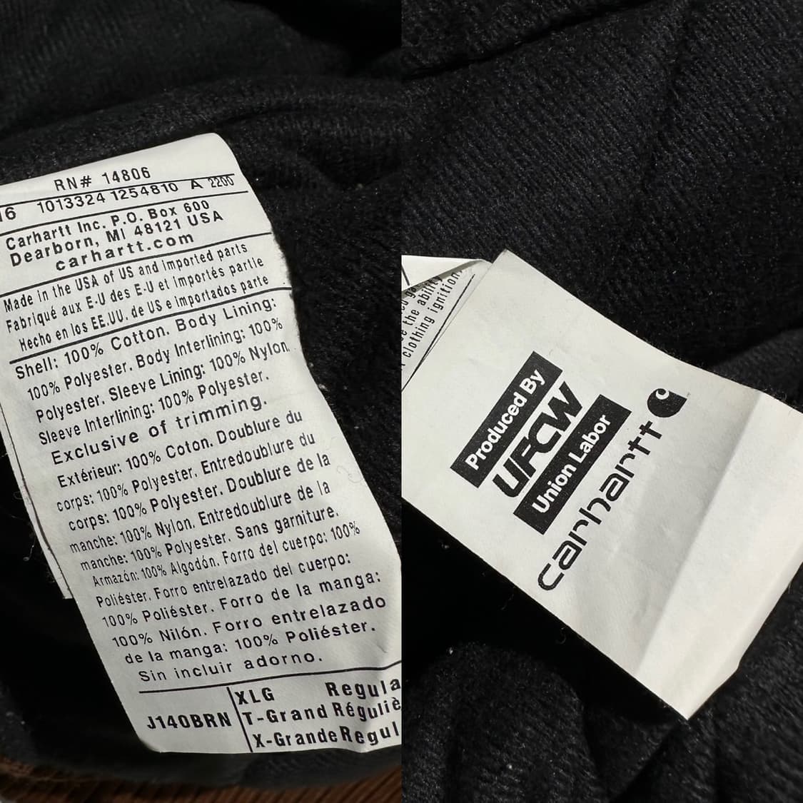 칼하트 USA 덕 액티브 워크 후드 자켓 상품이미지10