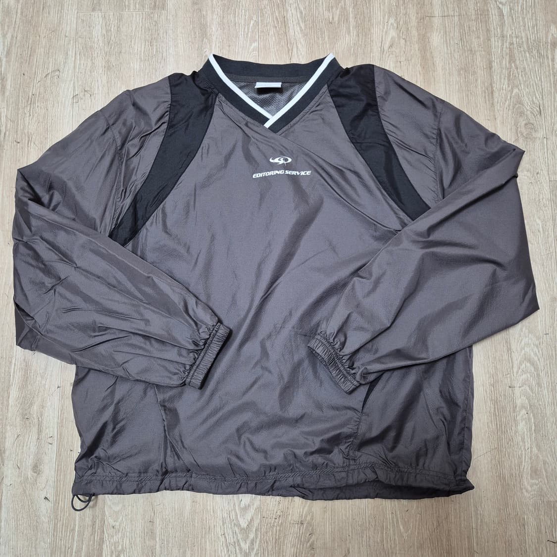 코드그라피 브이넥 풀오버 아노락 바람막이 긴팔 상품이미지1