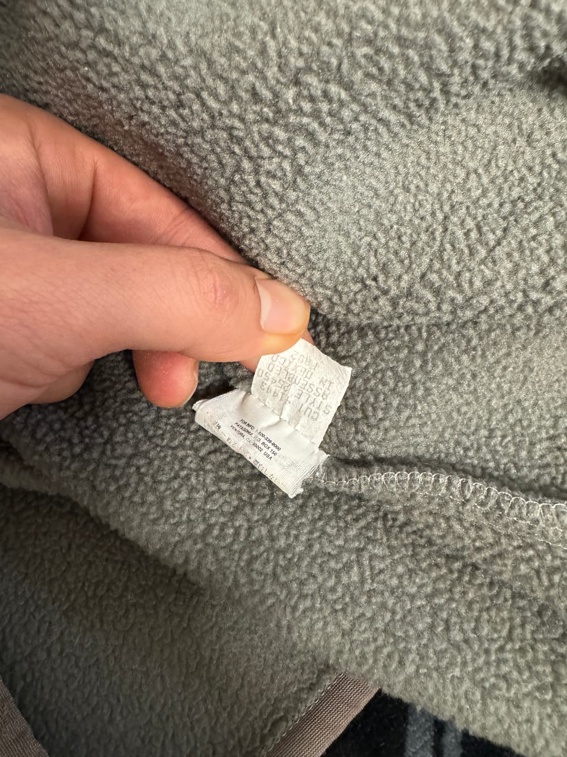 파타고니아 신칠라 스냅 티 풀 오버 다크 그레이 블루 메이드 인 멕시코 상품이미지6