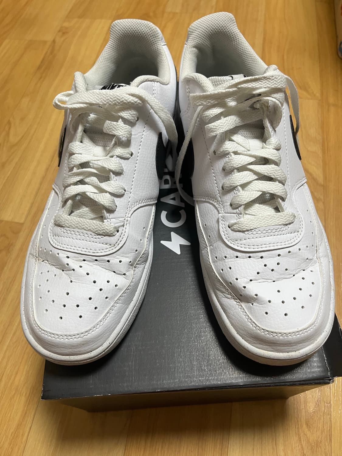 나이키 코트 비전 로우 넥스트 네이쳐 화이트 블랙 270 상품이미지3