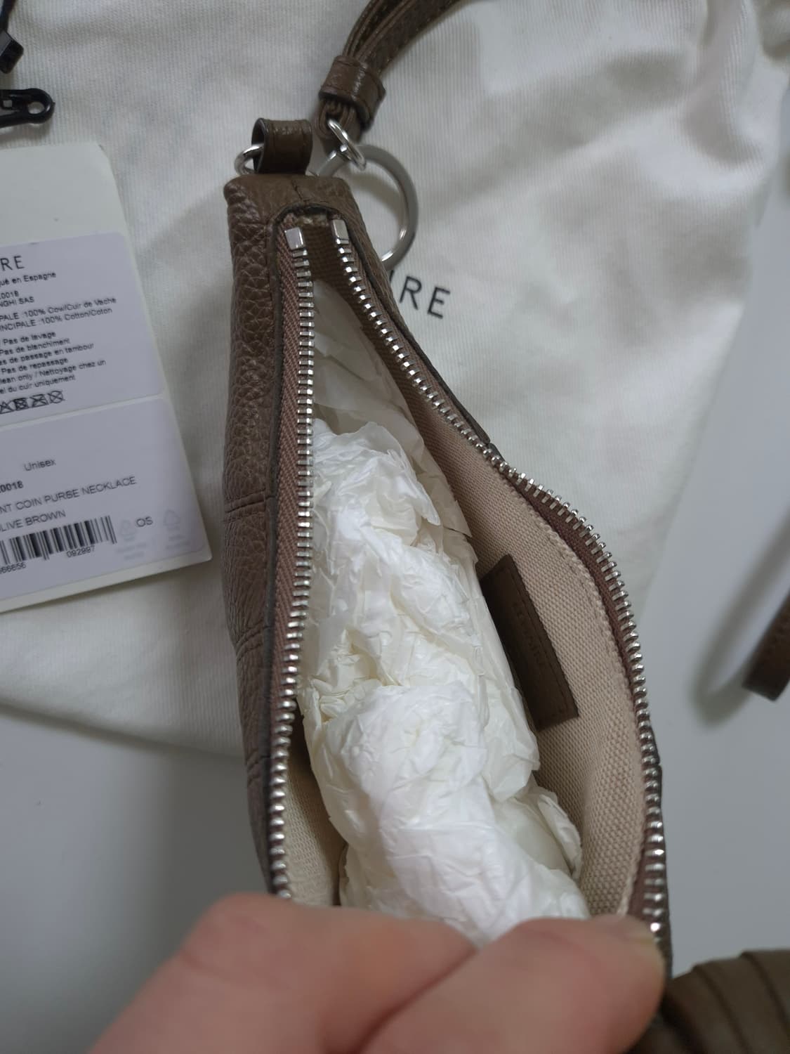 르메르 크루아상 크로스바디 코인 펄스 코인지갑 상품이미지6