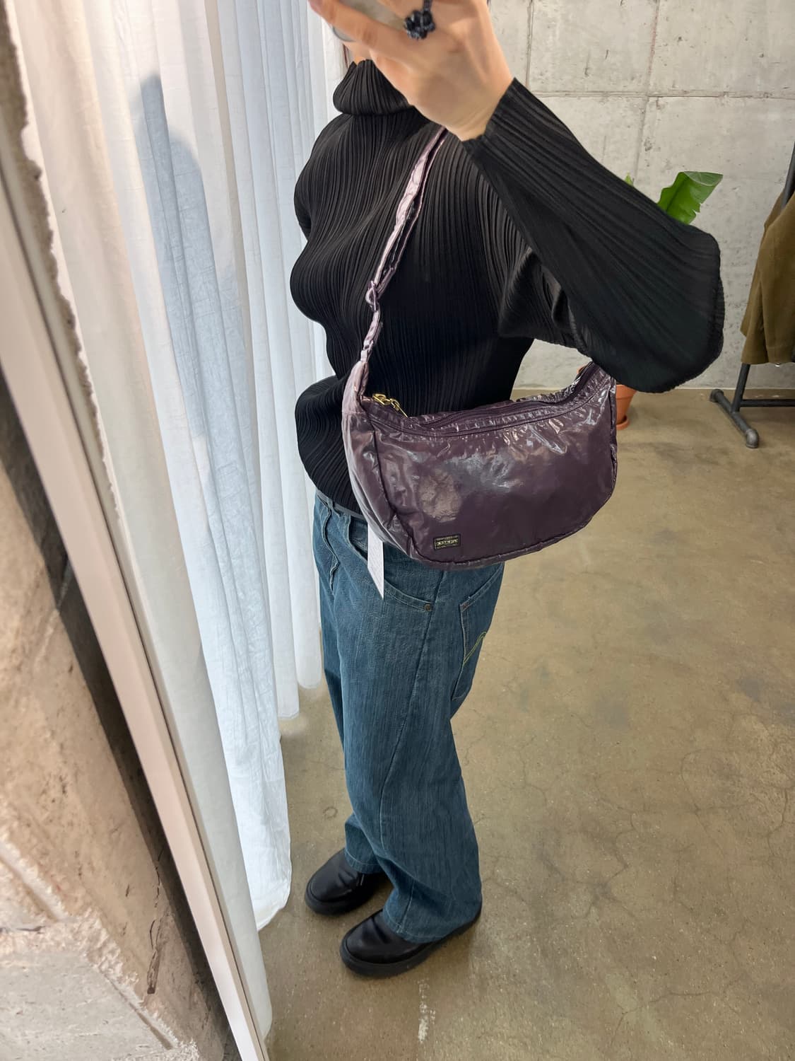 Porter 포터 도트 호보백 퍼플 상품이미지2