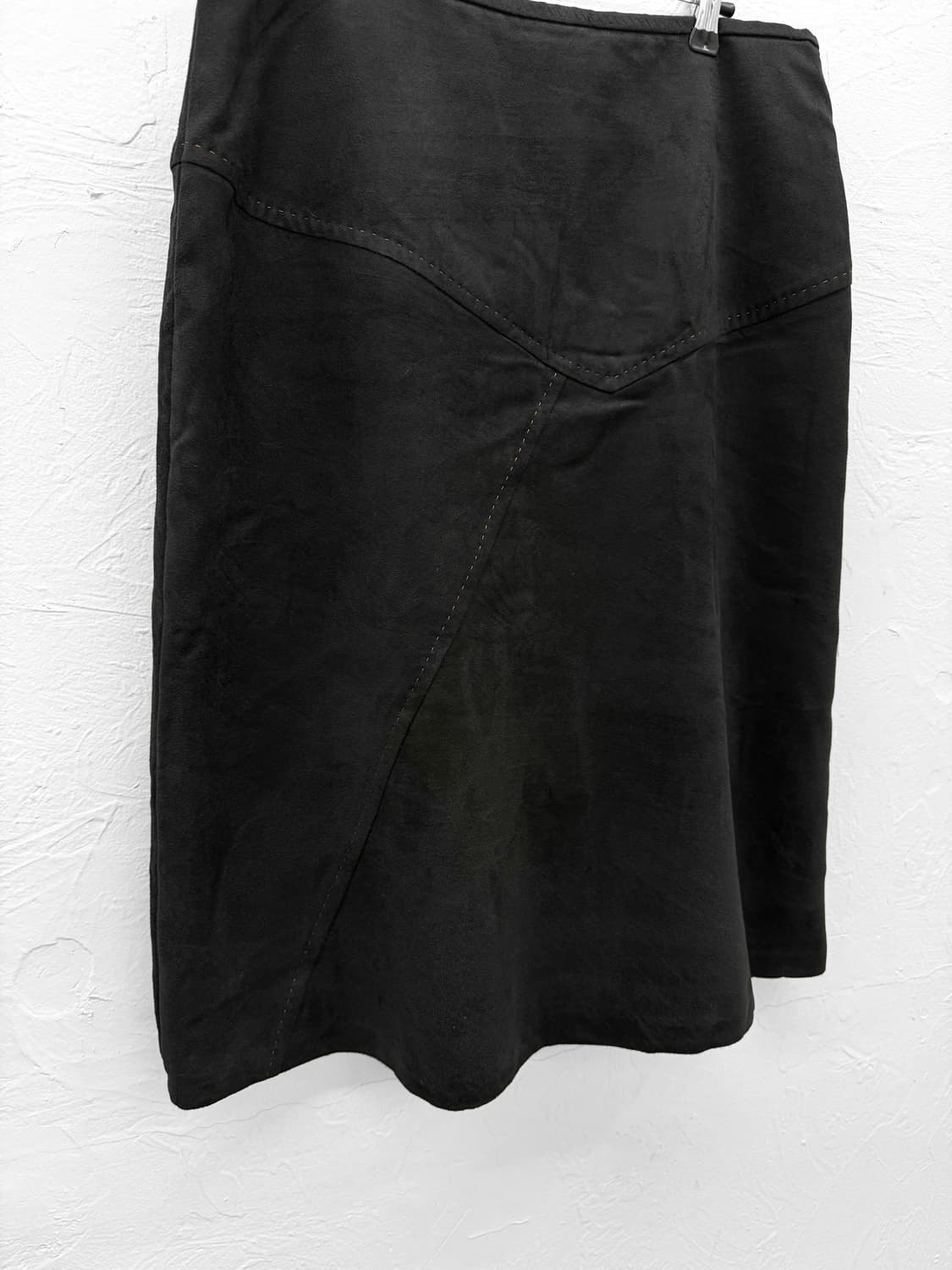 JPN 스웨이드 스티치 스커트 상품이미지2