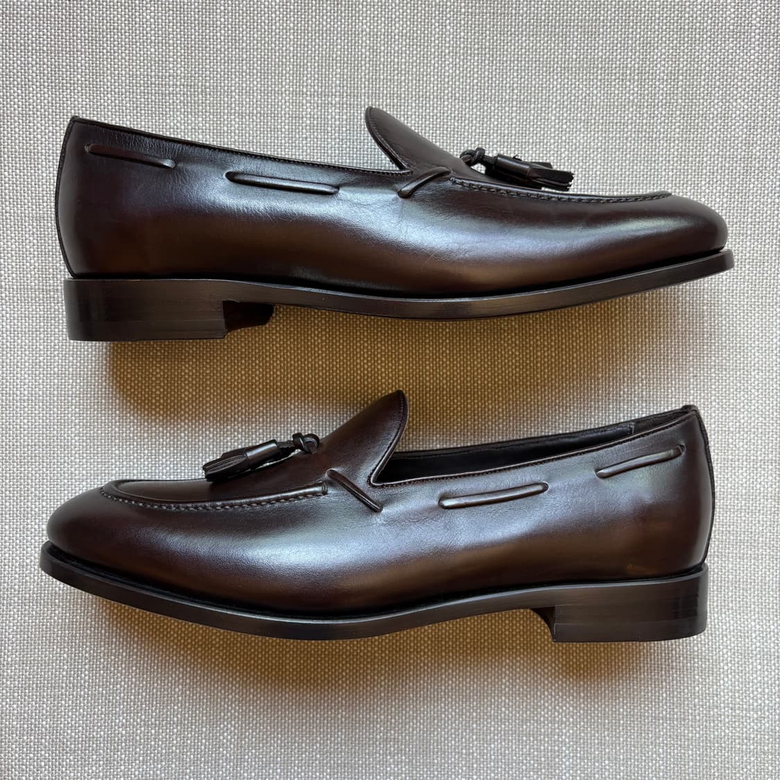(EU41) Italy SUITSUPPLY 다크 브라운 태슬 로퍼 상품이미지5