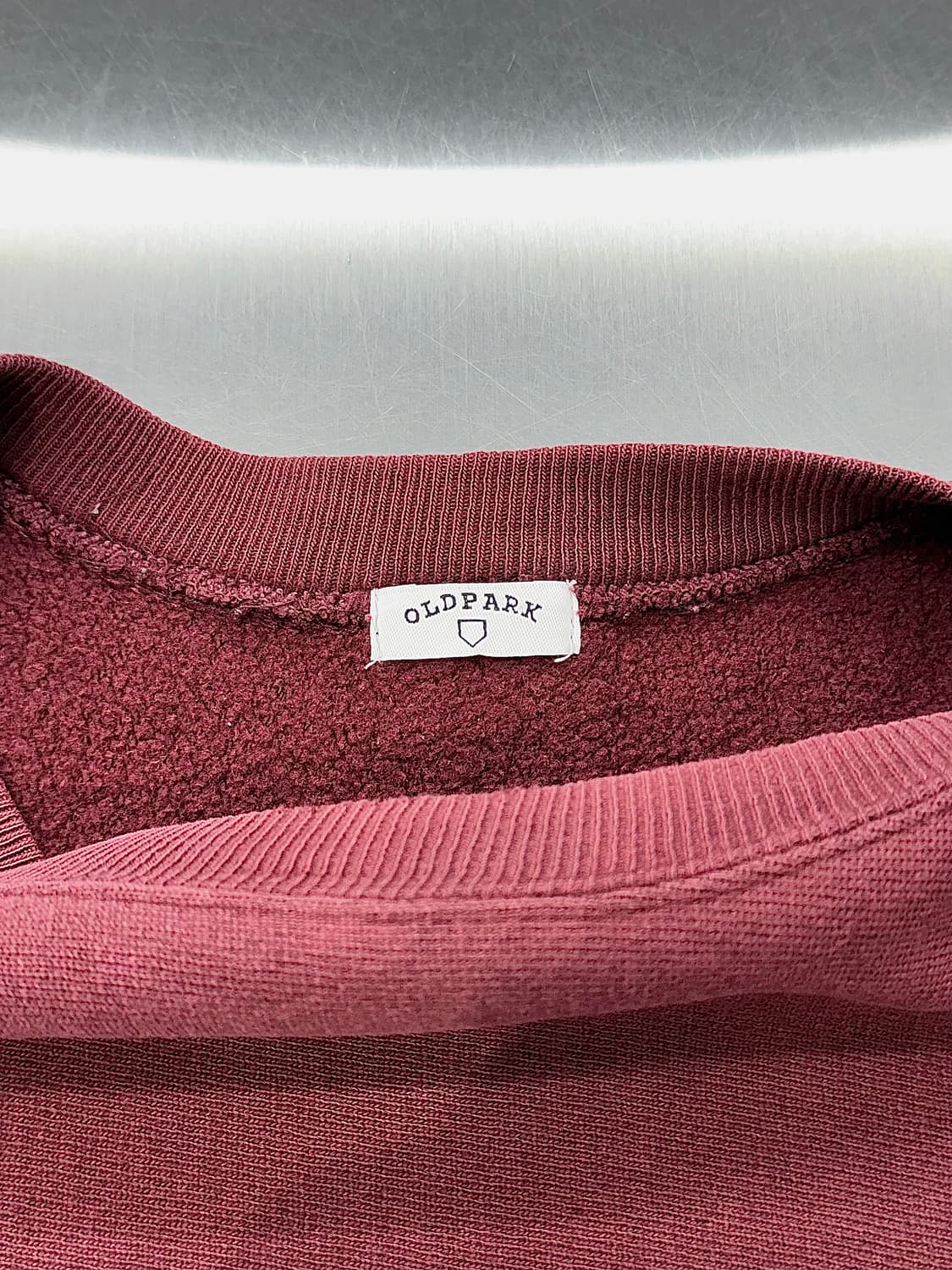 올드 파크 보스턴 버건디 리빌디드 패치 스웨트 셔츠 상품이미지7