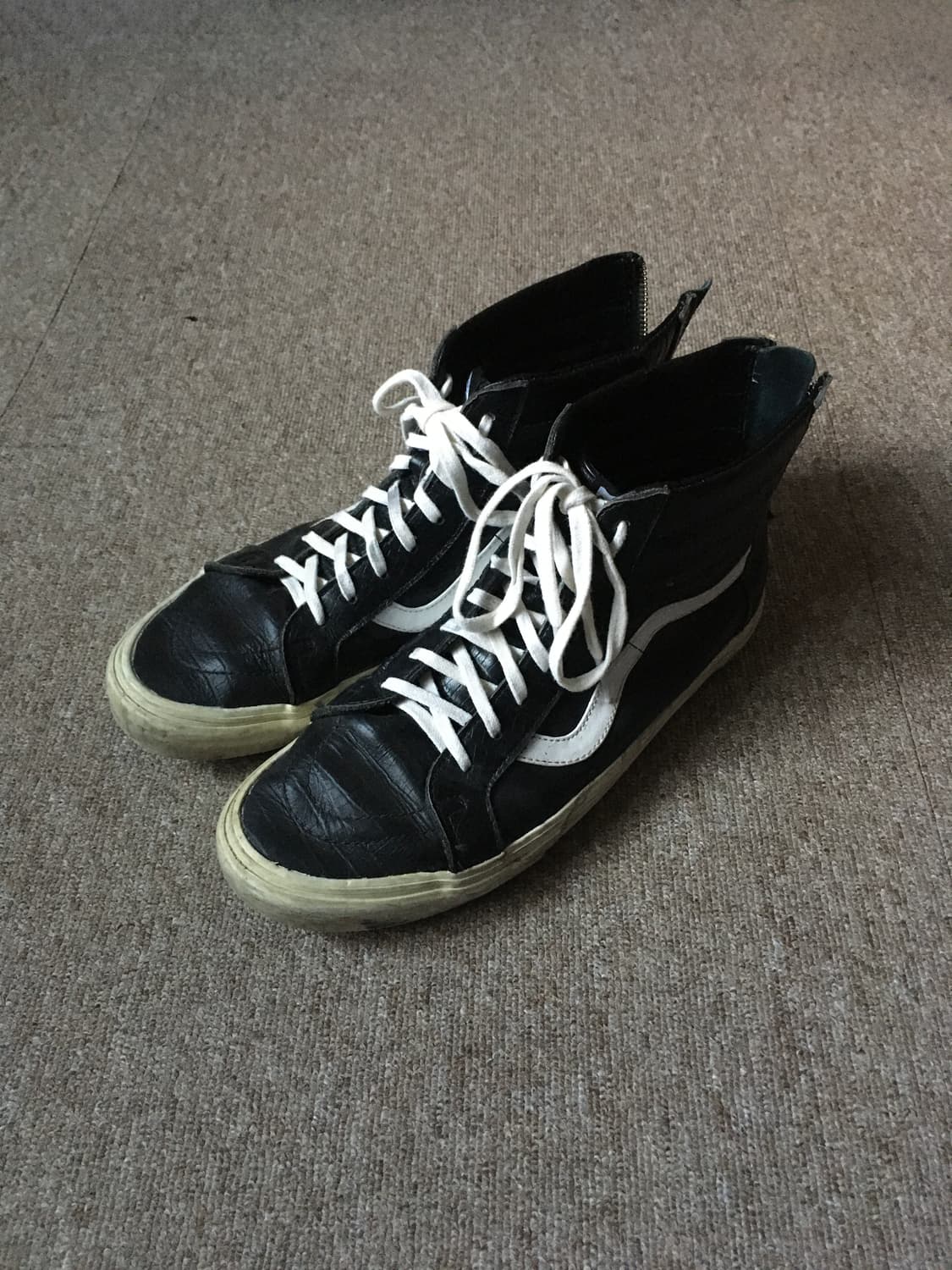 반스 레더 하이탑 상품이미지1