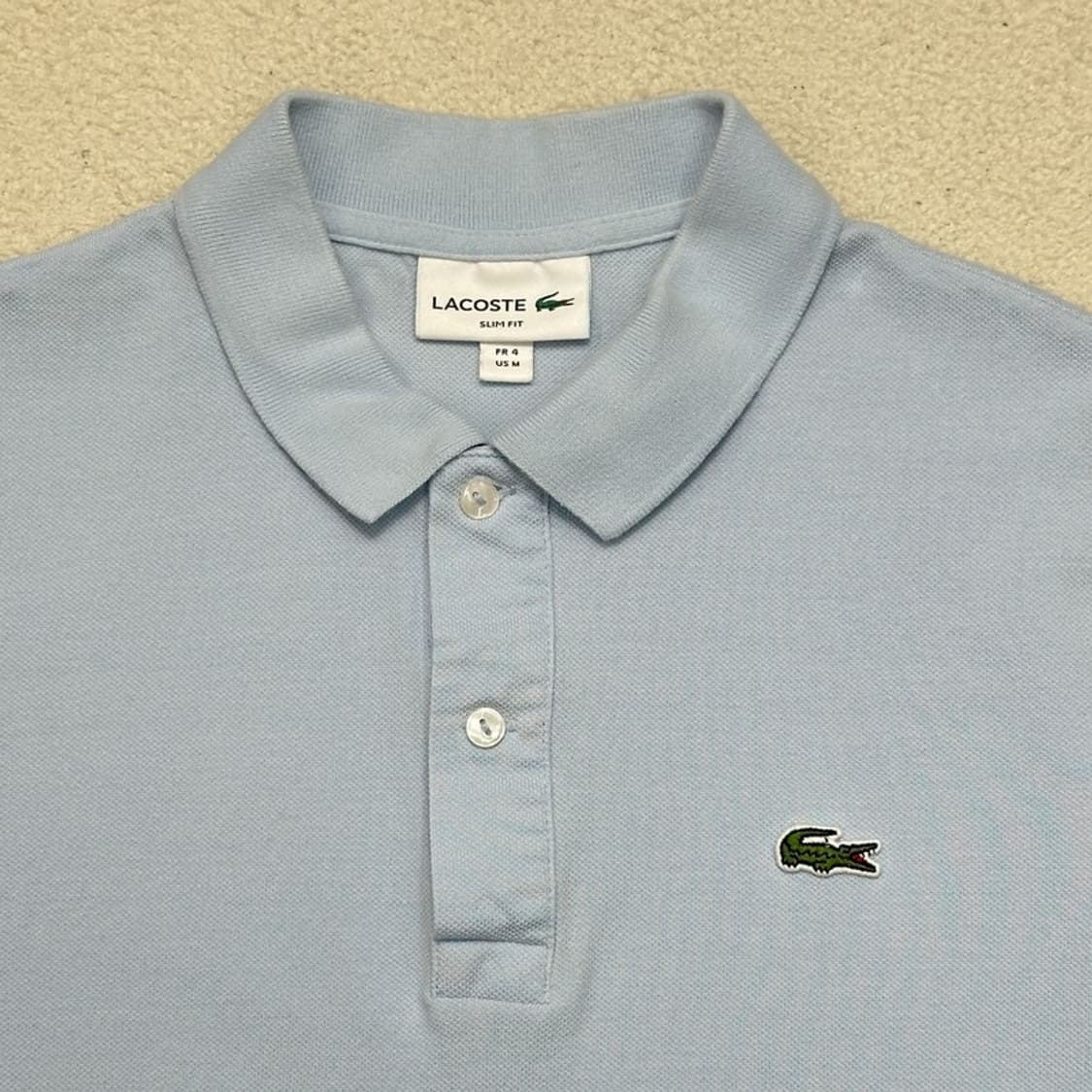 LACOSTE 슬림핏 카라 티셔츠 M 상품이미지2