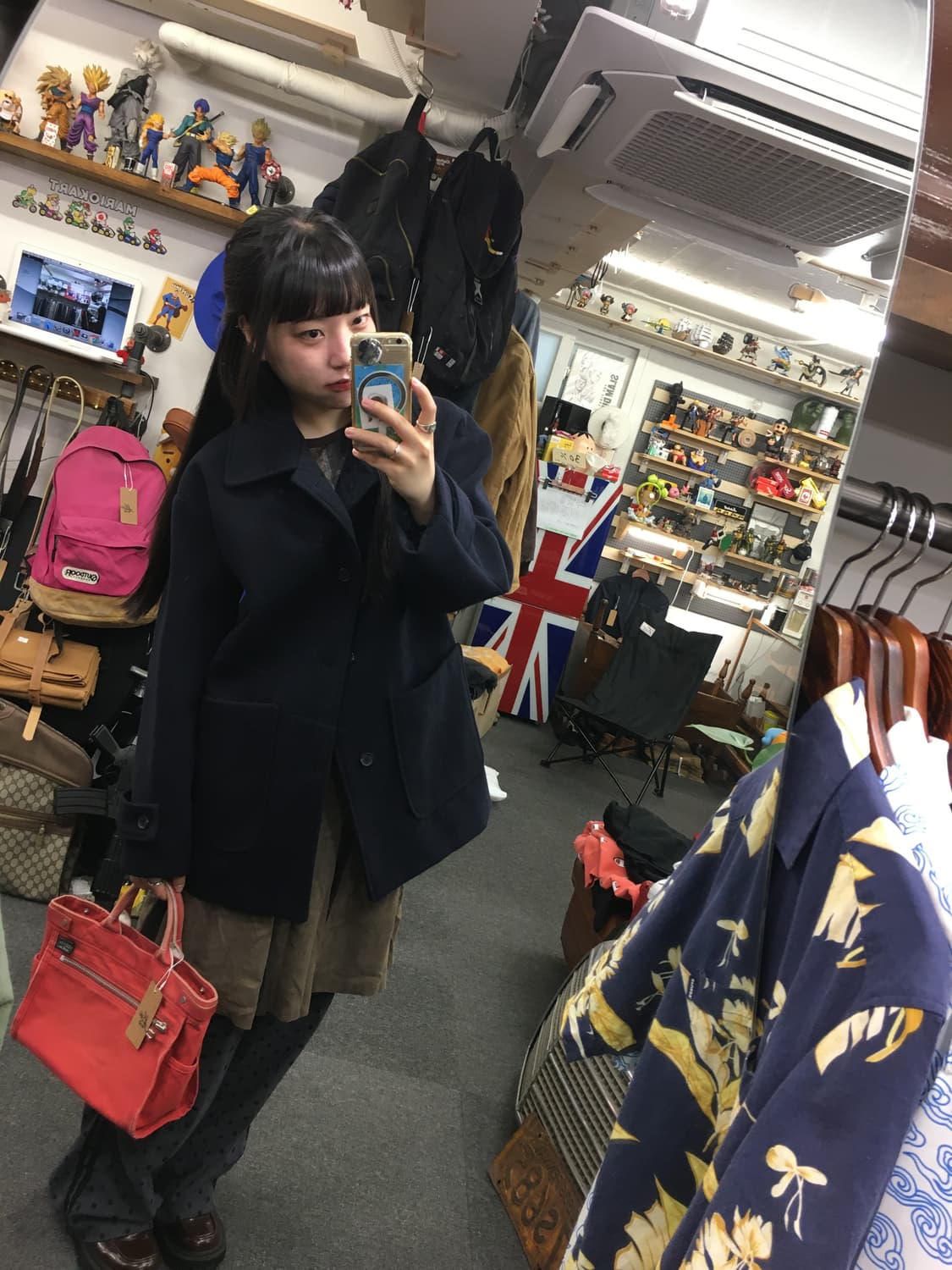 쟈니웨스트 하프 코트 상품이미지5