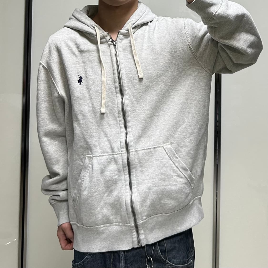 폴로 써멀 후드집업 (L) 상품이미지6