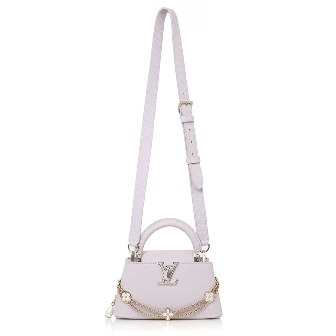 루이비통 카퓌신 이스트웨스트 미니 토뤼옹 라일락 보증서 M25476 상품이미지8