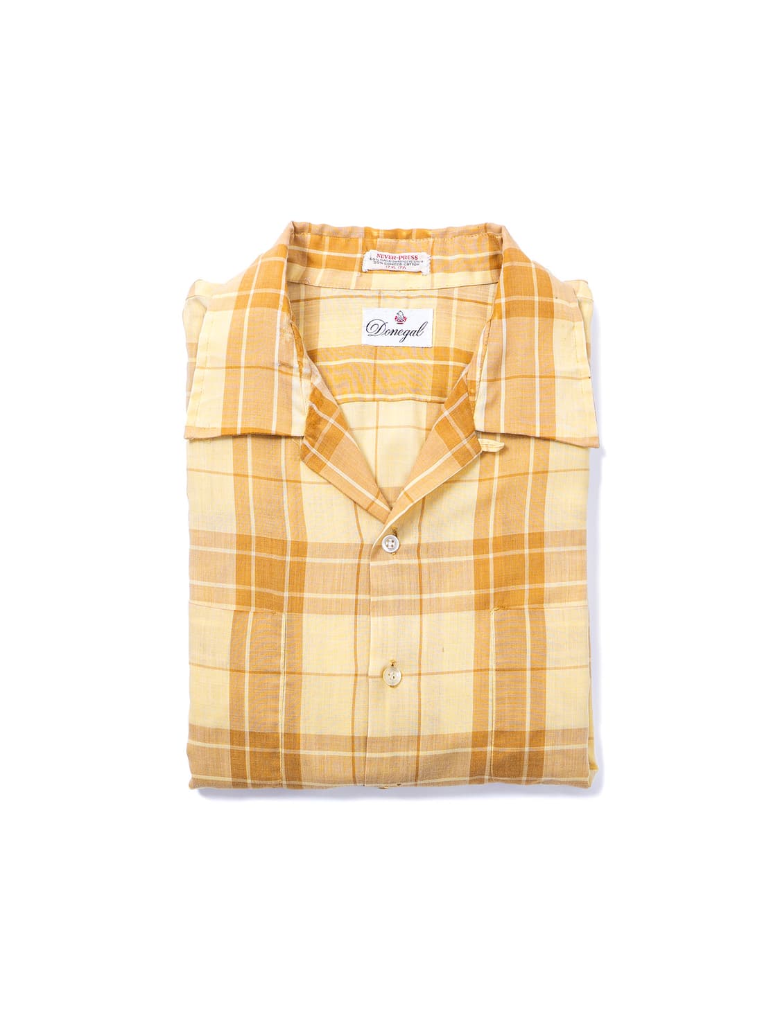60s Donegal Loop Collar Check Shirt 상품이미지7