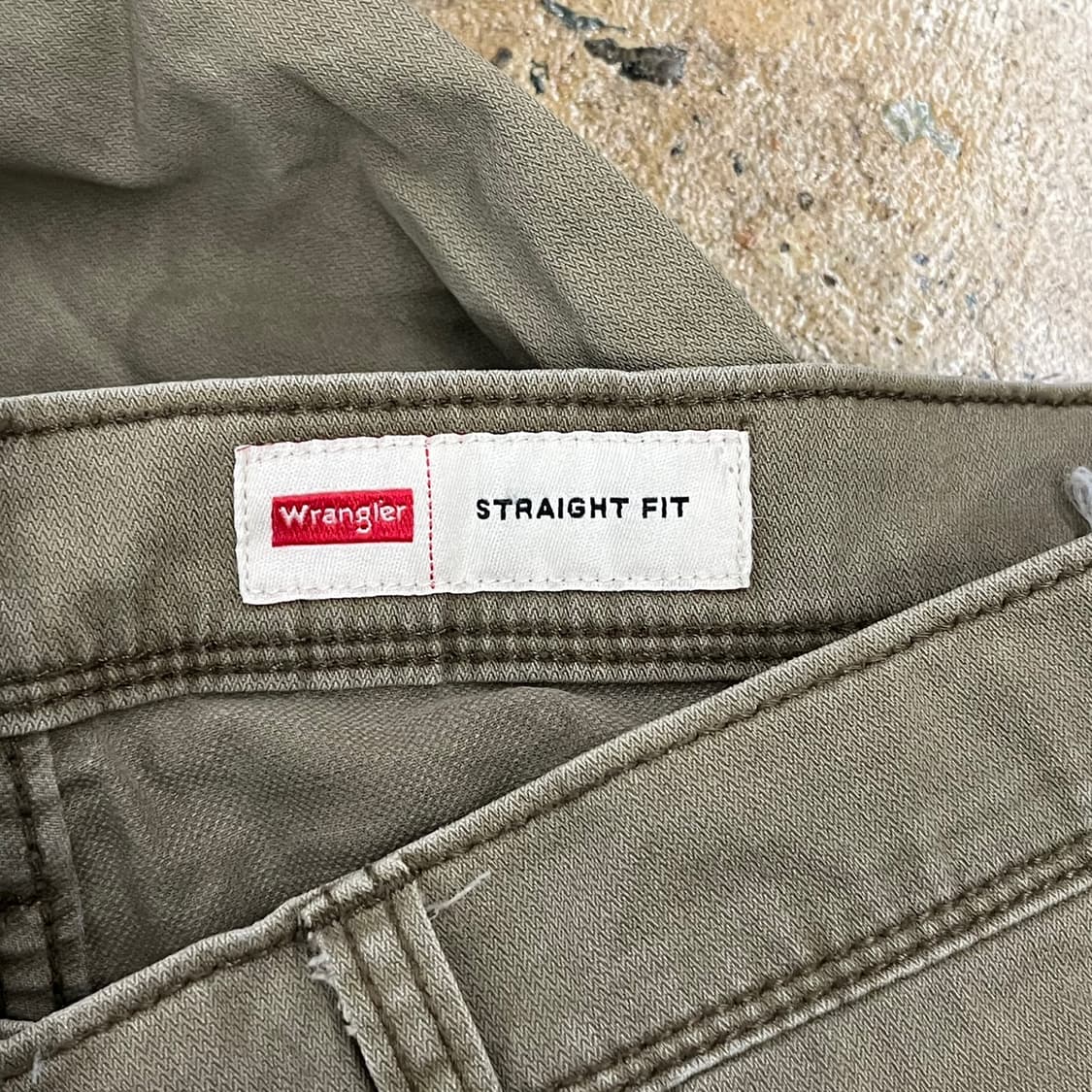 [정품] 랭글러 스트레이트핏 면바지 카키 b14 상품이미지5