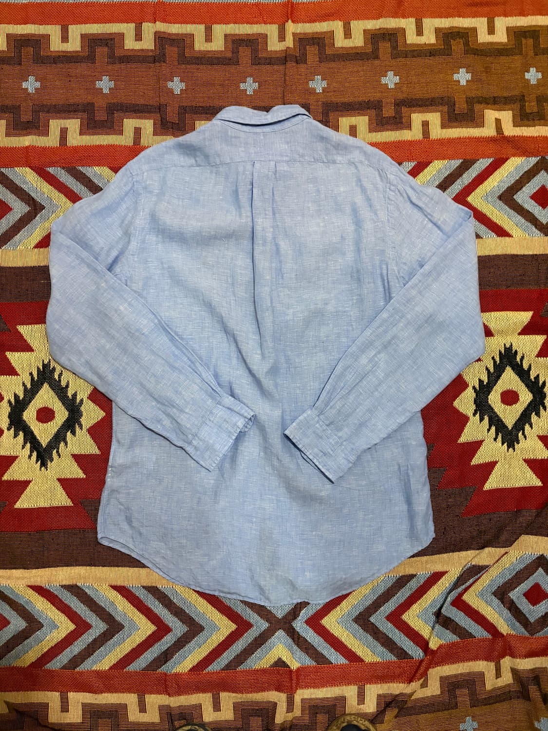 100) 폴로 랄프로렌 린넨 셔츠 하늘색 상품이미지6