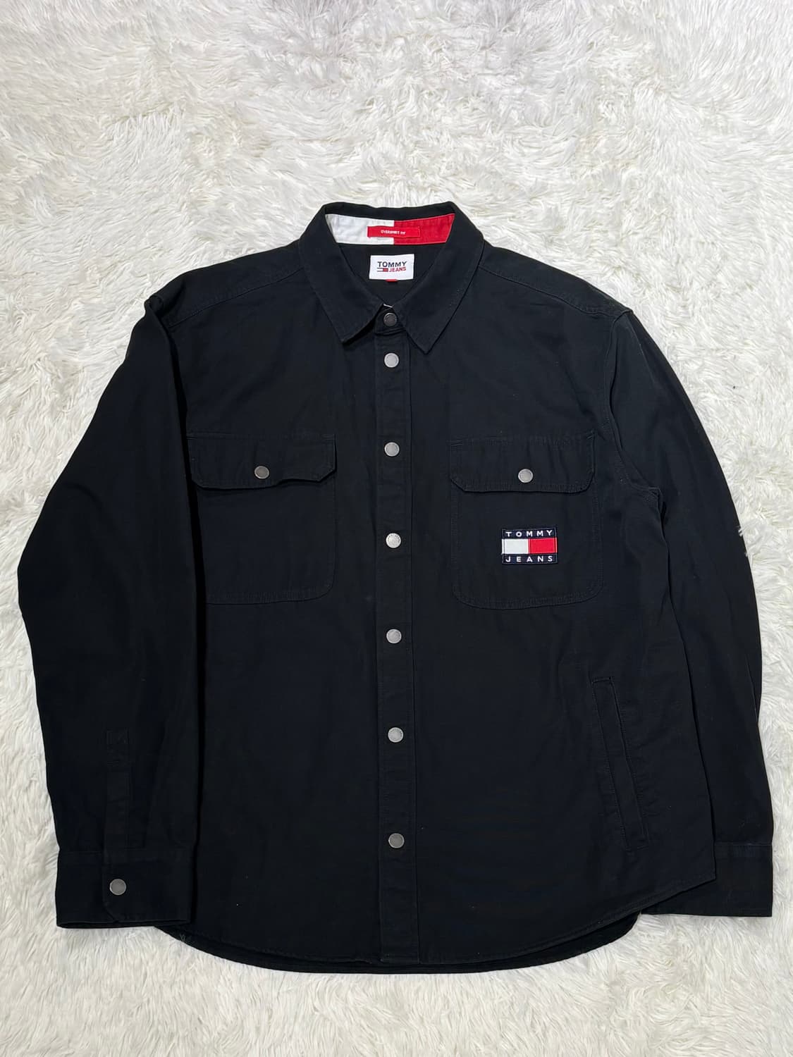 타미 진스 빅로고 블랙 셔츠 상품이미지3