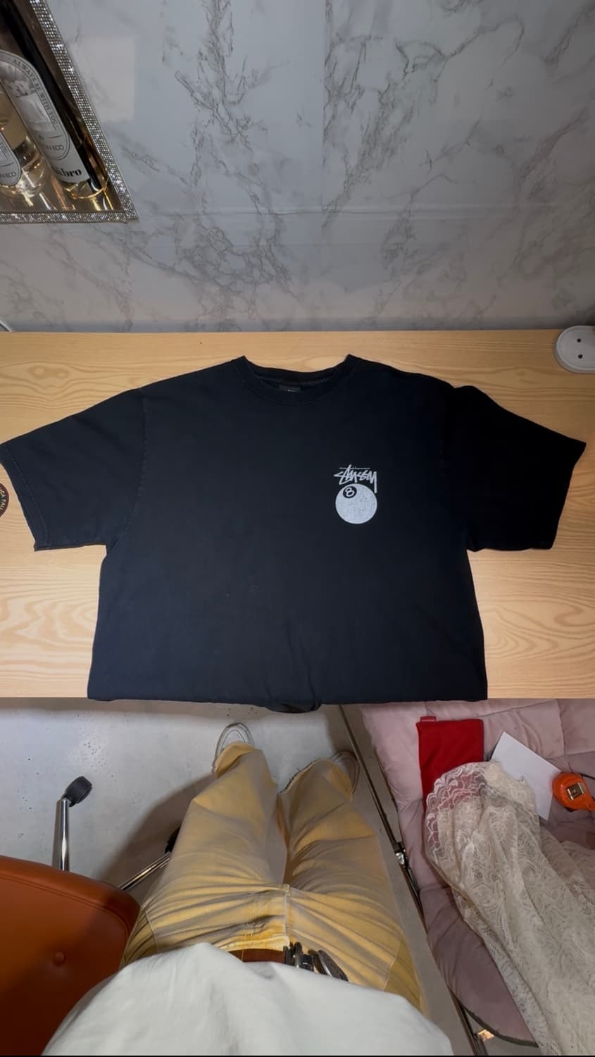 STUSSY 스투시 에잇볼 피그먼트 다이드 반팔 티셔츠 상품이미지4