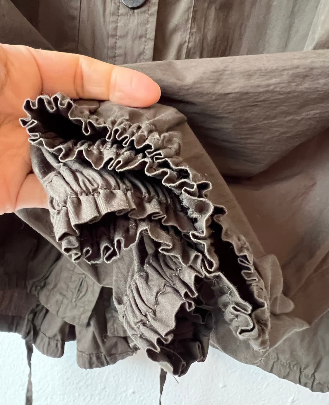 앳지 AtG 여성 카키 바람막이점퍼 크롭점퍼 상품이미지4