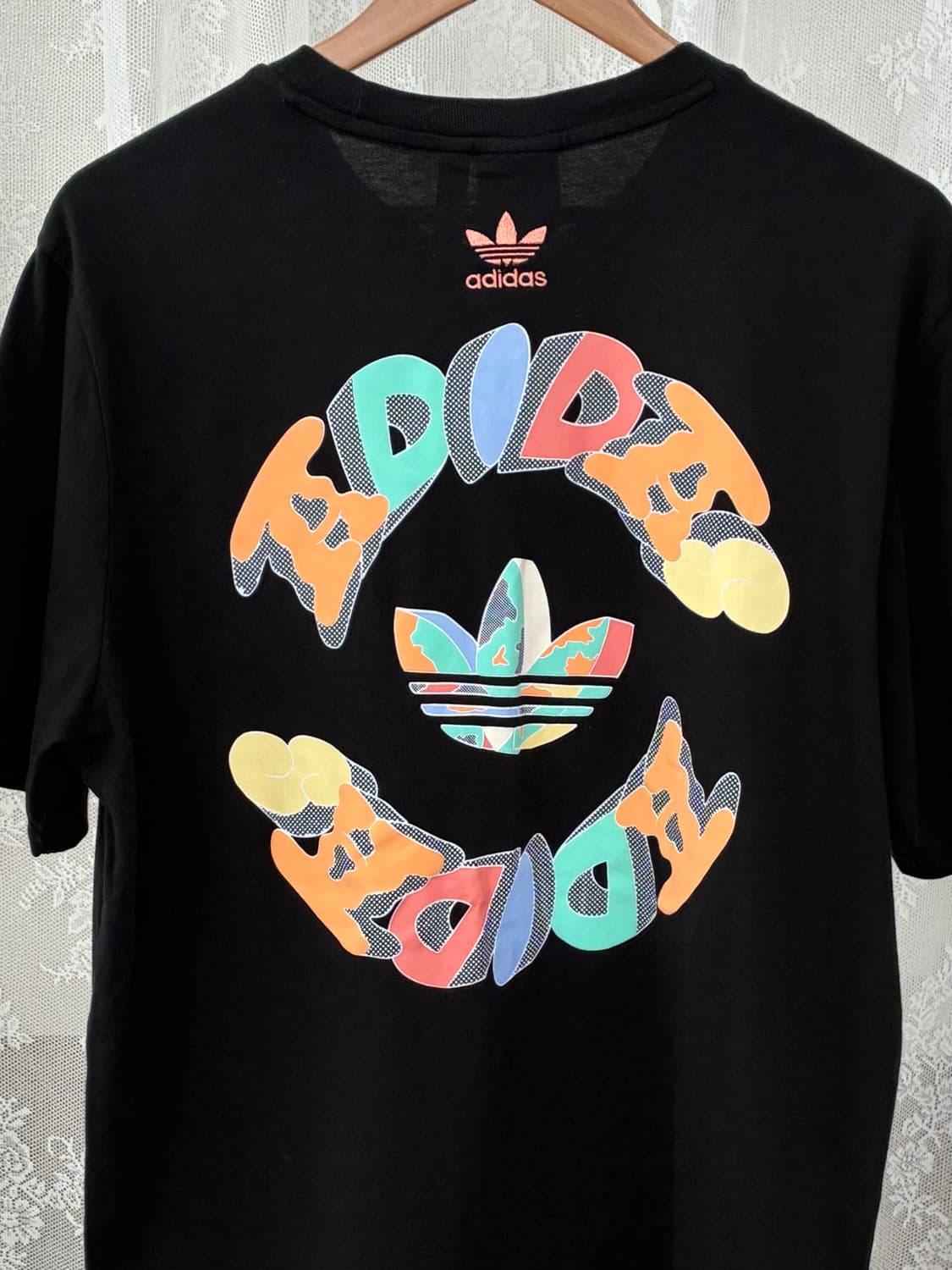 2XL) 아디다스 그래픽 반팔 티셔츠 블랙 상품이미지4