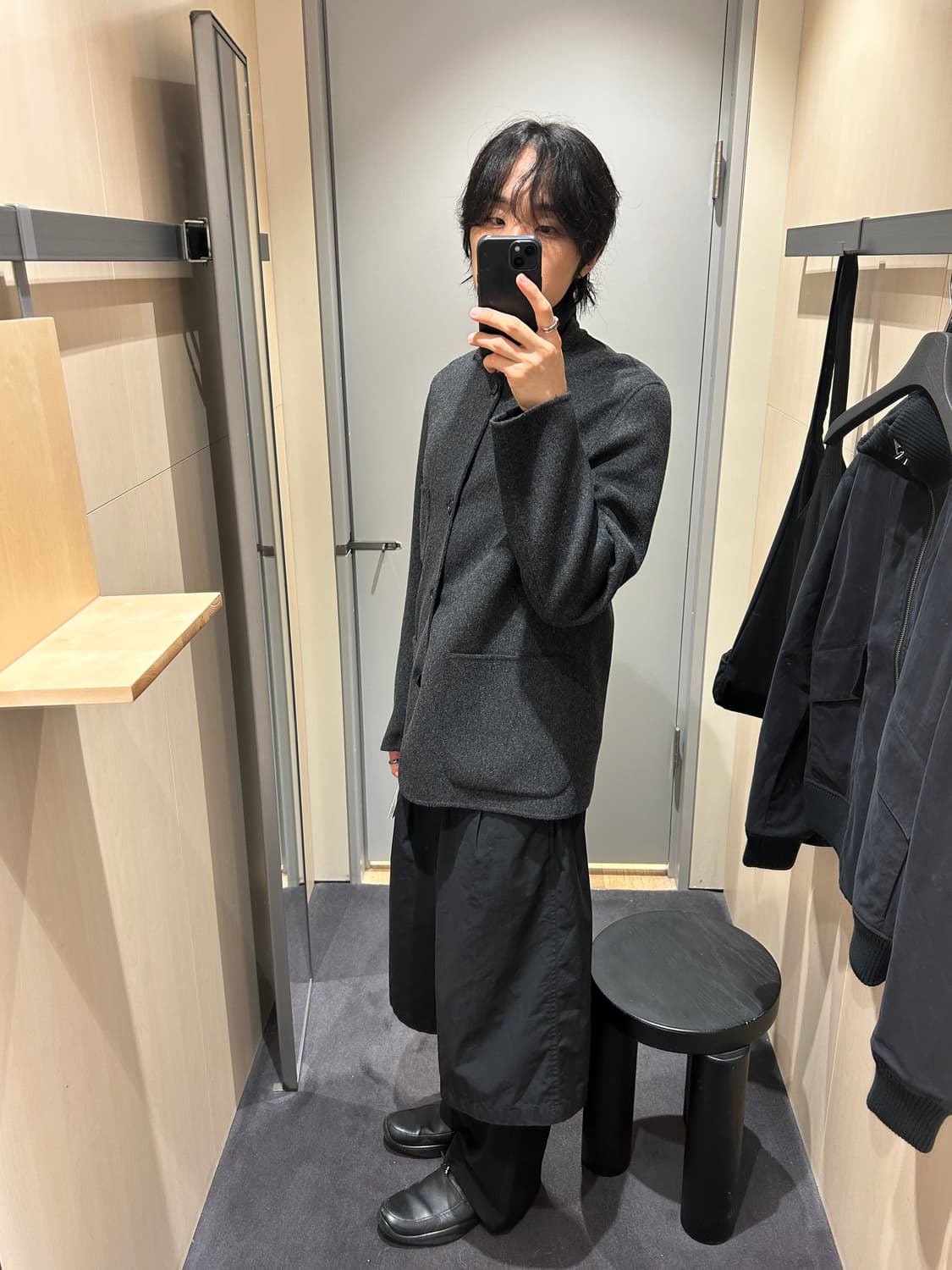 sunflower silk pants black m size 상품이미지1