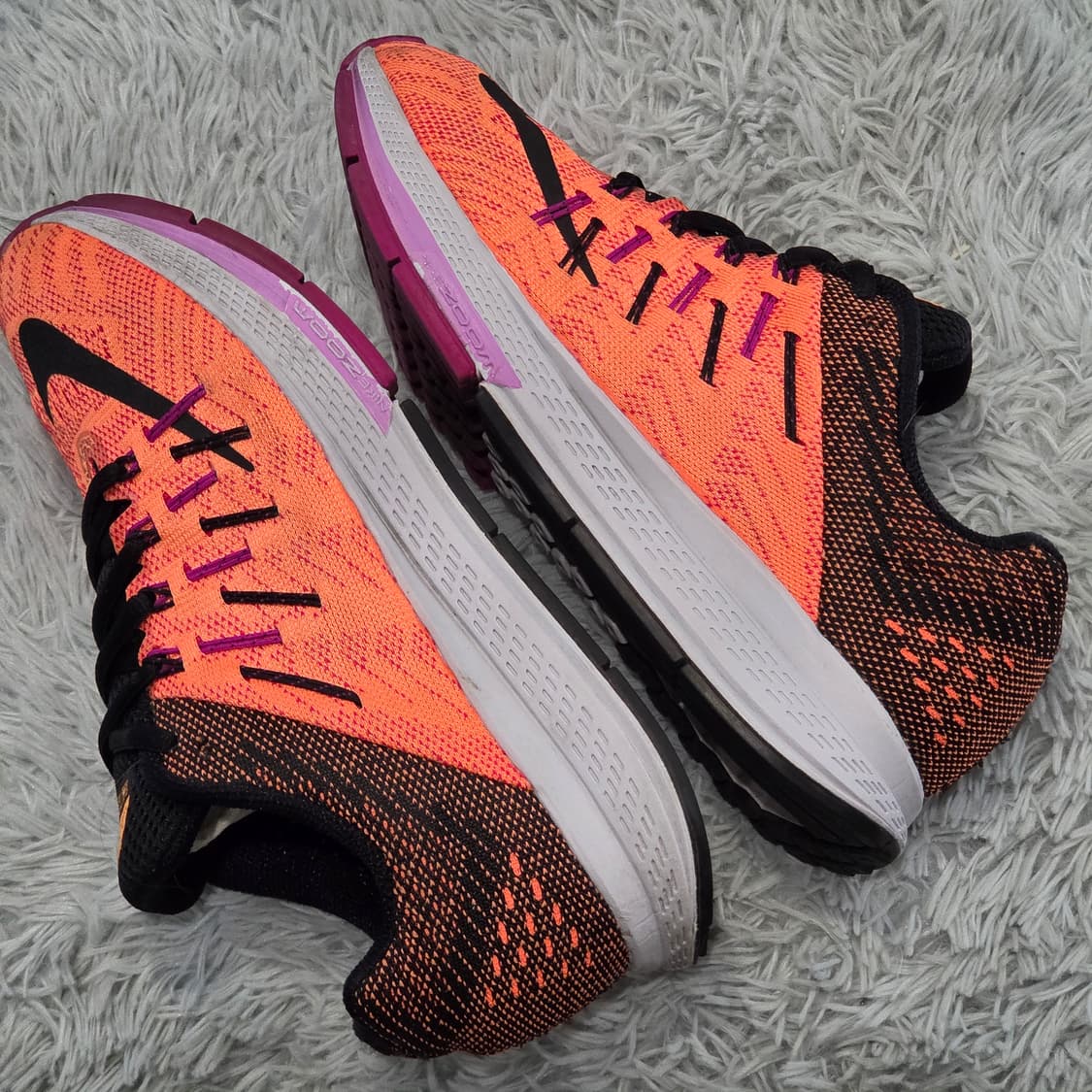 4a-13:나이키 줌 페가수스 32 오렌지 블랙 230mm 상품이미지7