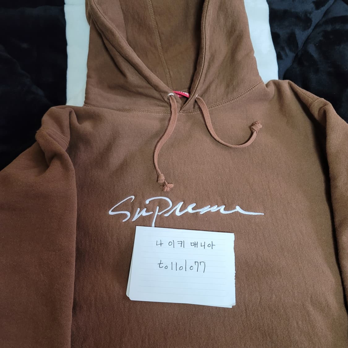 슈프림 클래식 스크립트 후드 상품이미지2