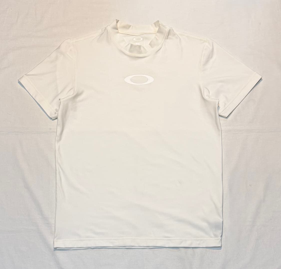 오클리 센터로고 기능성 티셔츠 화이트 상품이미지1
