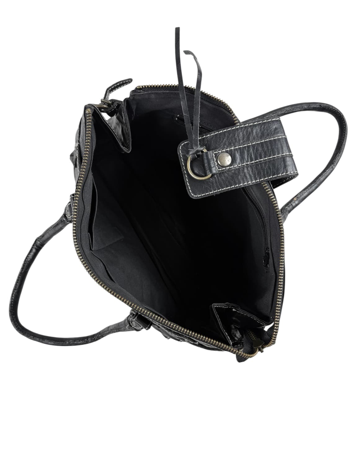 JPN 스터드 레더 토트백 상품이미지5