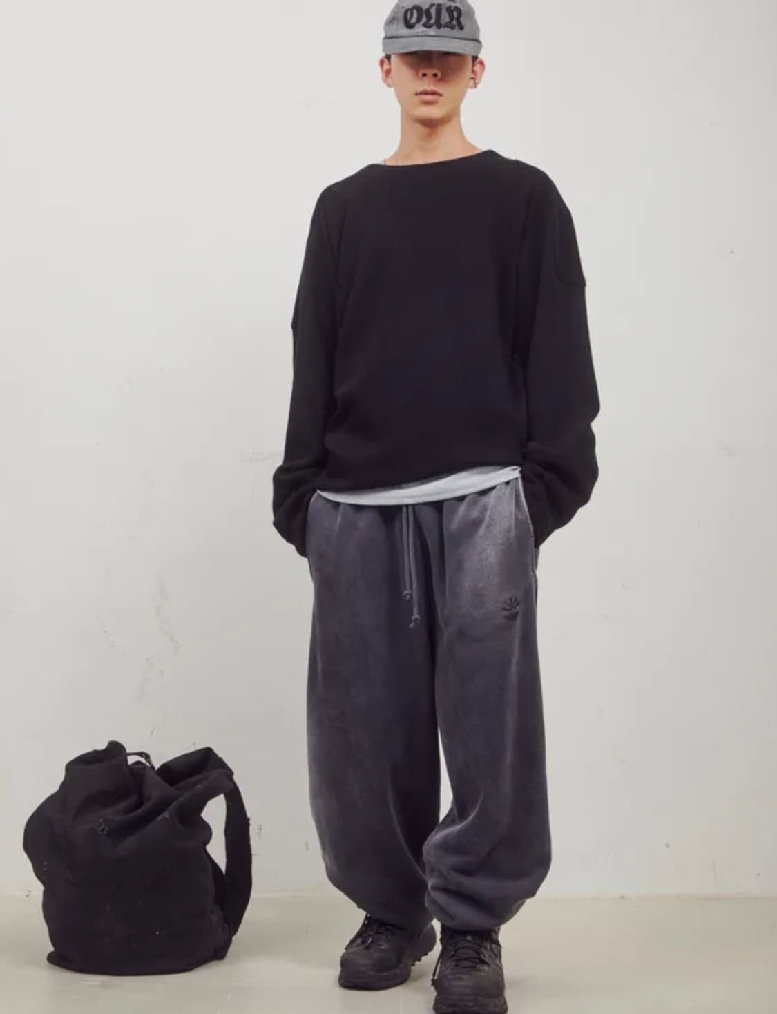 [새제품] 개더레이지 빈티지 워싱 스웻팬츠 상품이미지3