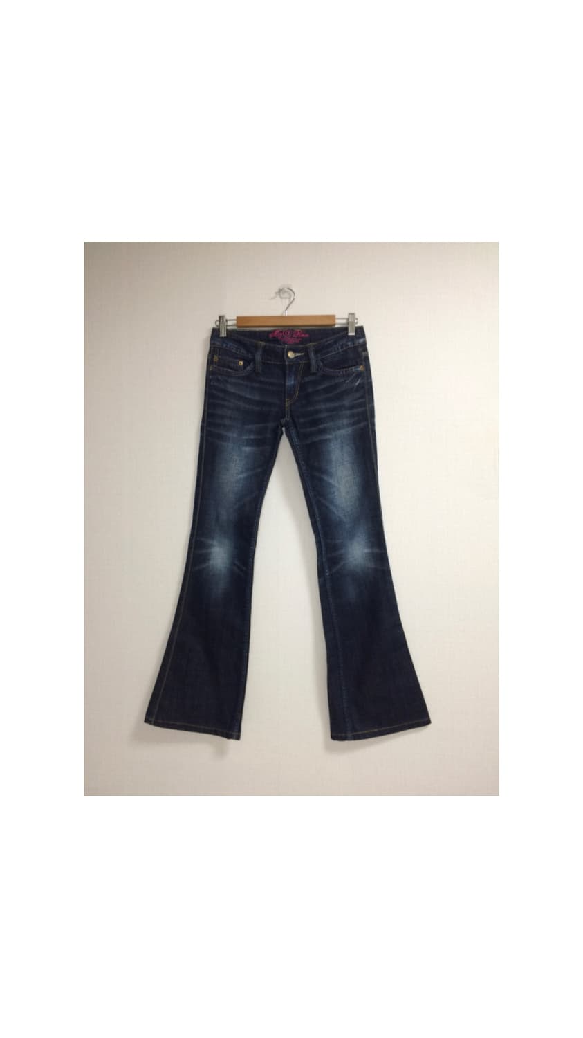 빈티지 진청 데님 부츠컷 팬츠 상품이미지1