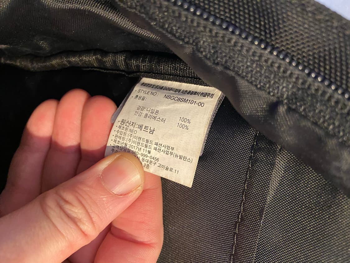 뉴발란스 검정 백팩 가방 상품이미지6