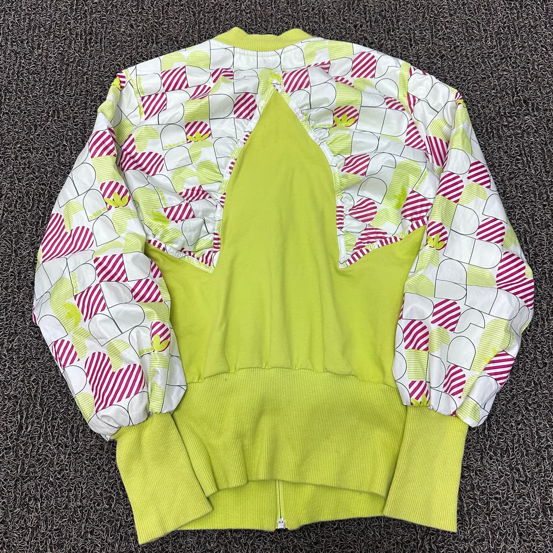 아디다스 형광 여성 트랙탑 집업 자켓 패턴 90(S) 상품이미지5