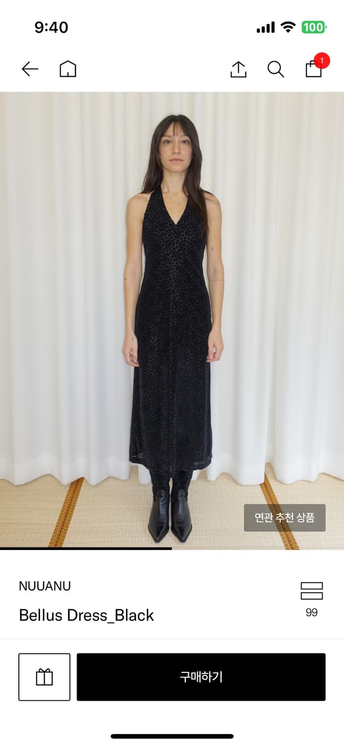 누아누 원피스 2사이즈  상품이미지1