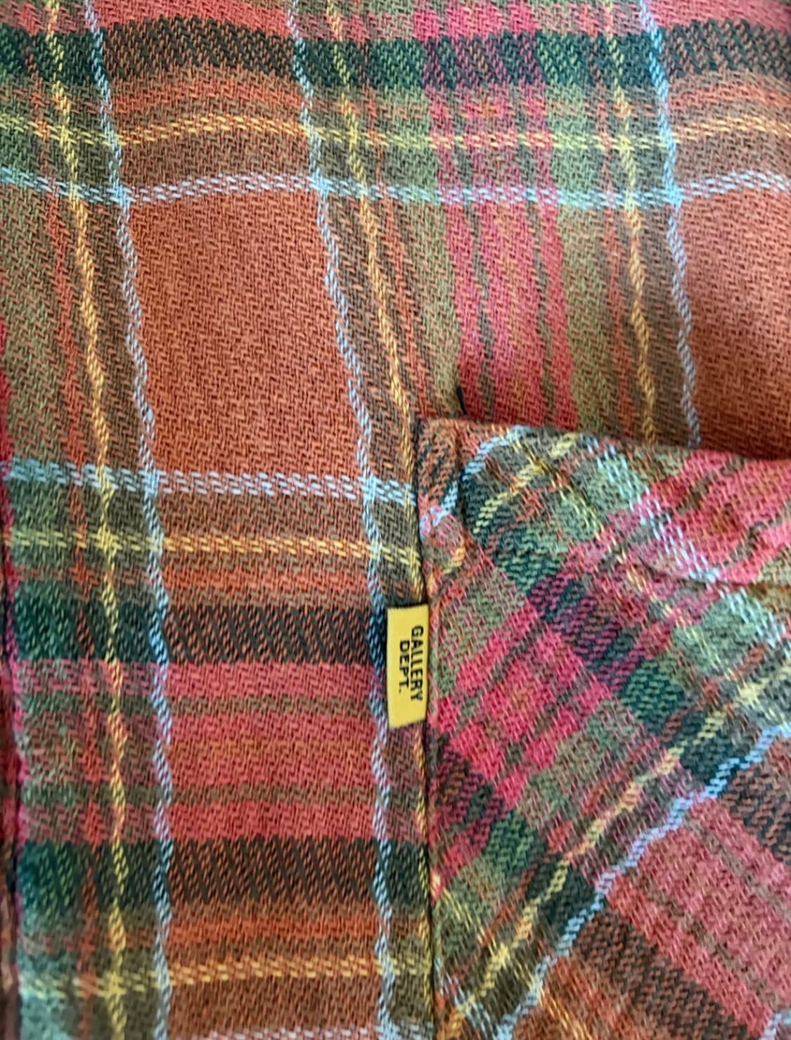 갤러리 디파트먼트 말리 플란넬 셔츠 레드 L 상품이미지3