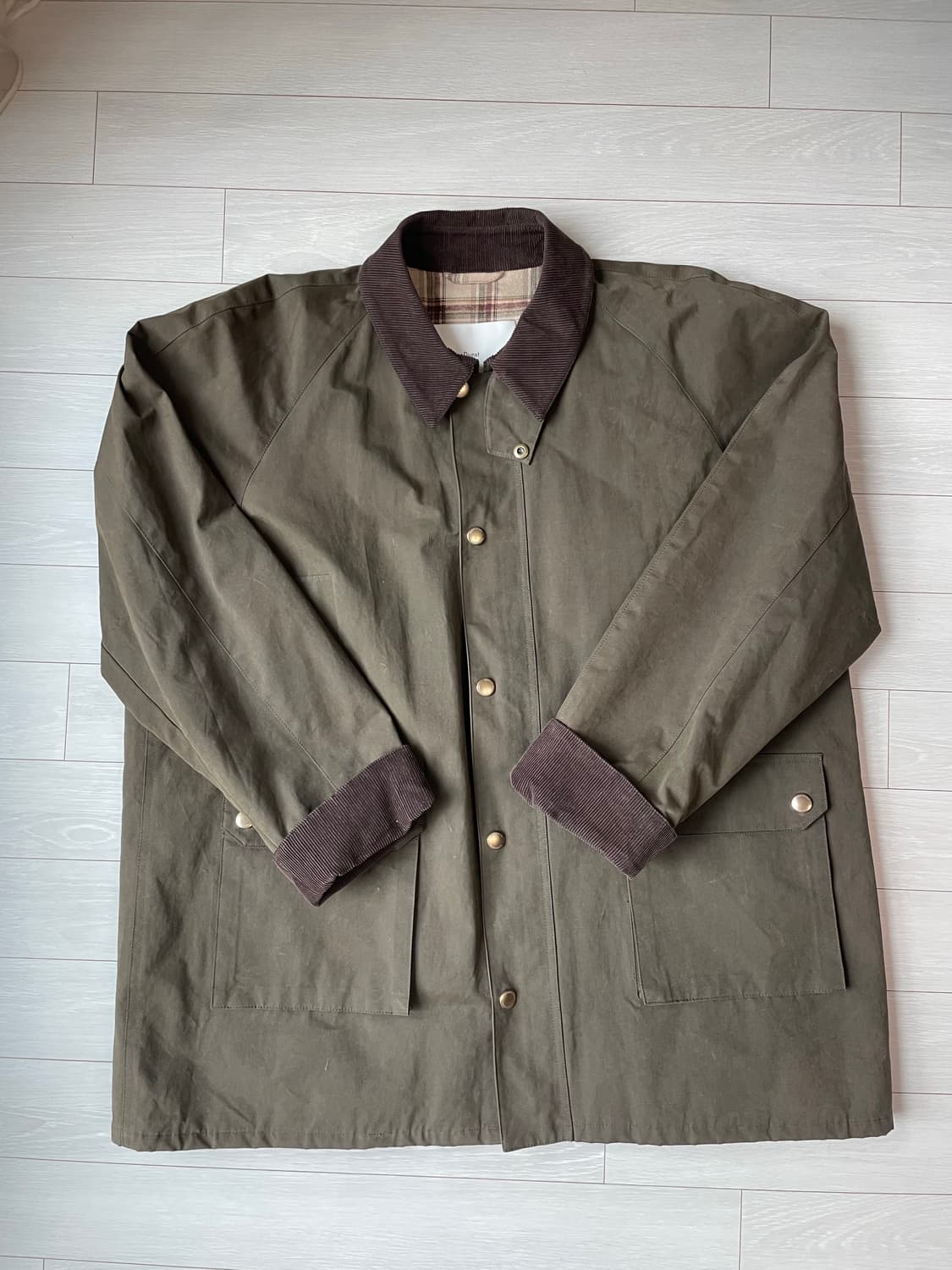 UNISEX WAXED COTTON HUNTING JACKET (UDJU 상품이미지1