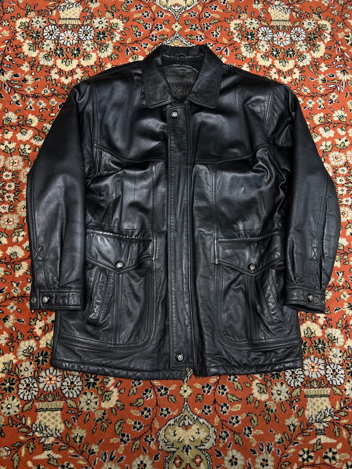 [착용샷 105] DANPOL 빈티지 하프 양가죽 자켓 상품이미지1
