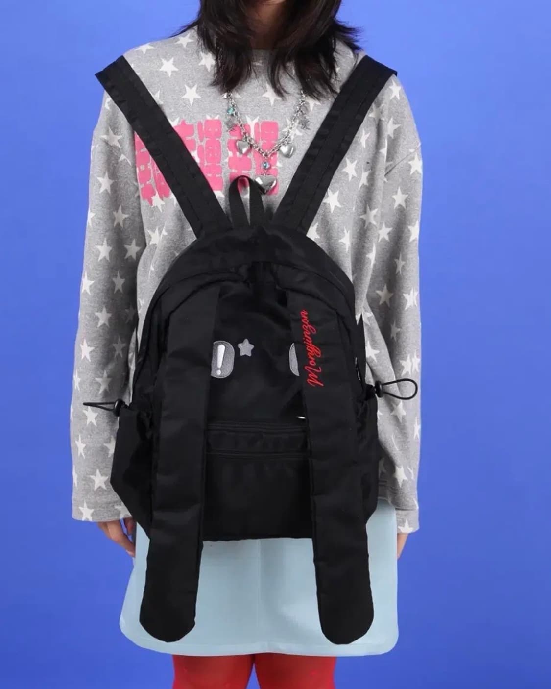 mjz 몽진존 EYE DISEASE BAG (BLACK) 가방 백팩 상품이미지3