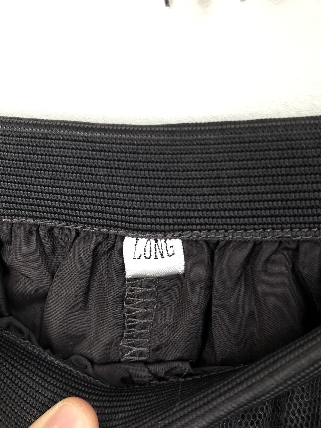 Jpn Gray Poly Long Skirts 상품이미지5