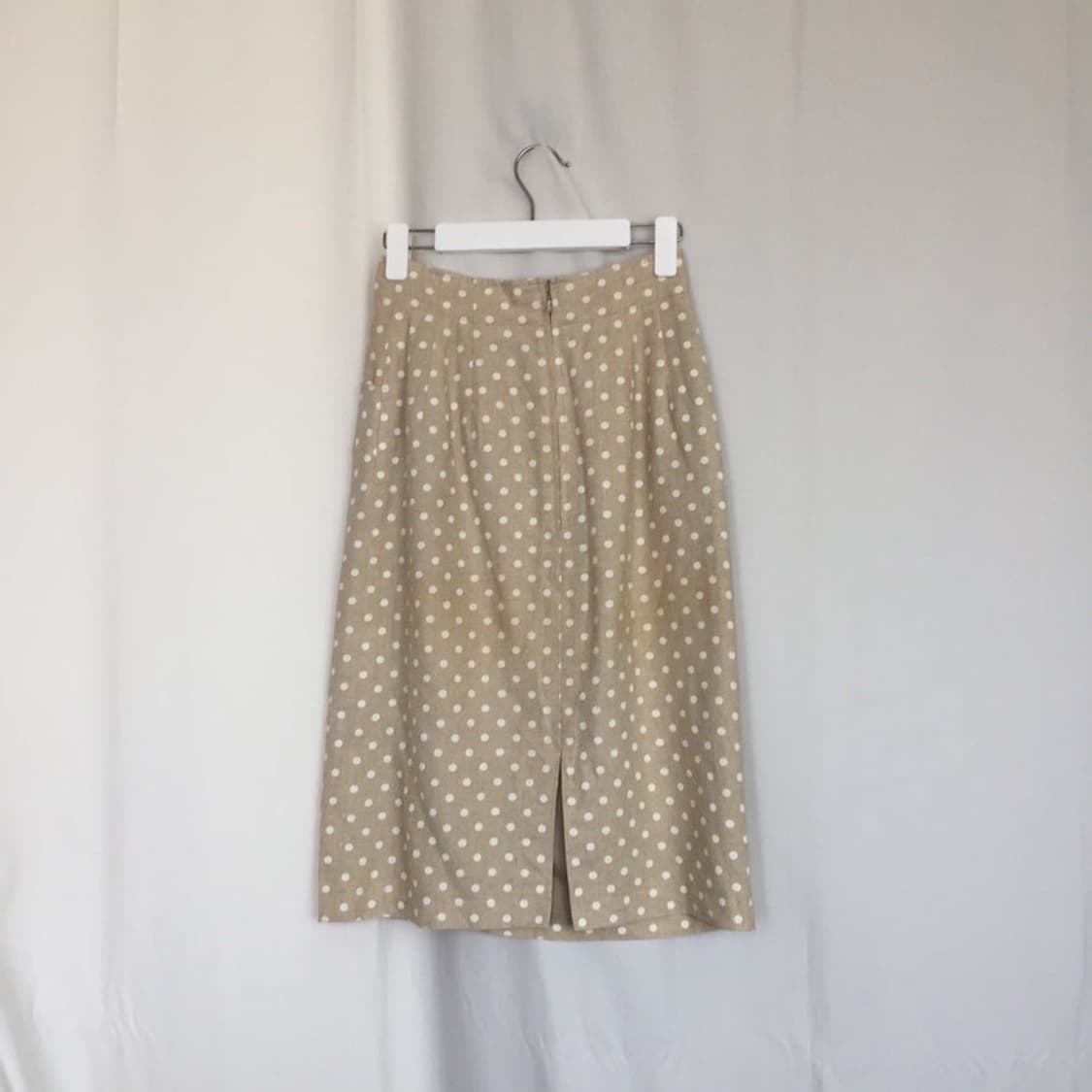 684. beige midi dot SK  상품이미지3