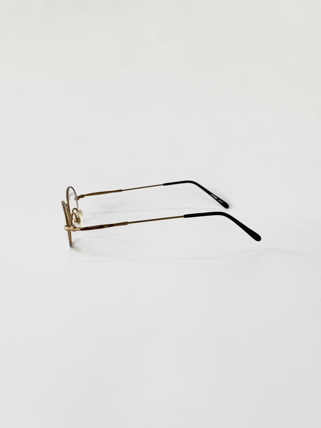 [픽키-089] 미니멀 클래식 골드 메탈 오벌 안경테 초경량 상품이미지4