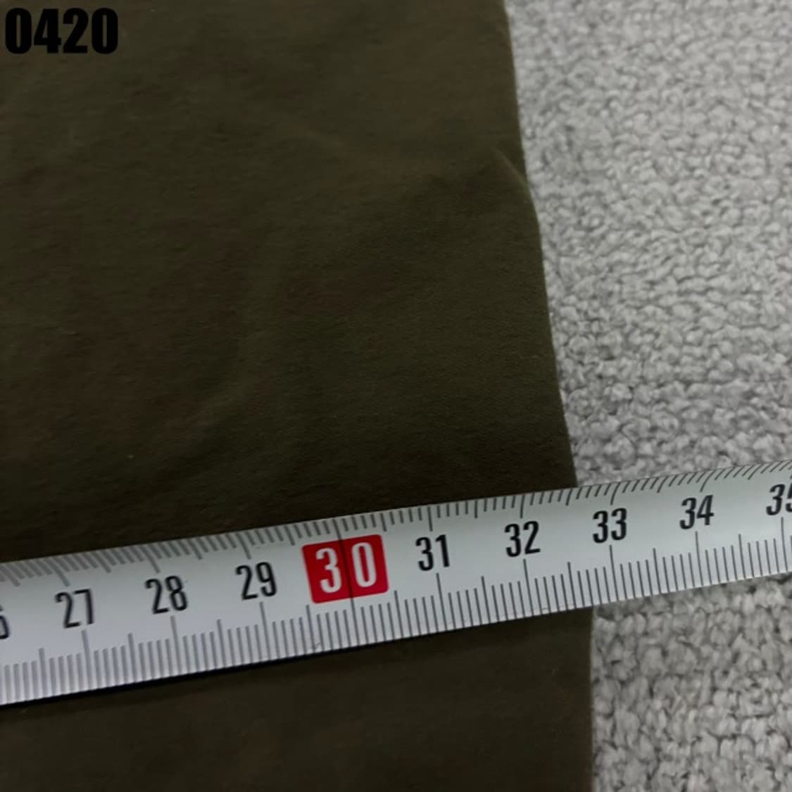 노스페이스 카키색 바지 34 상품이미지5