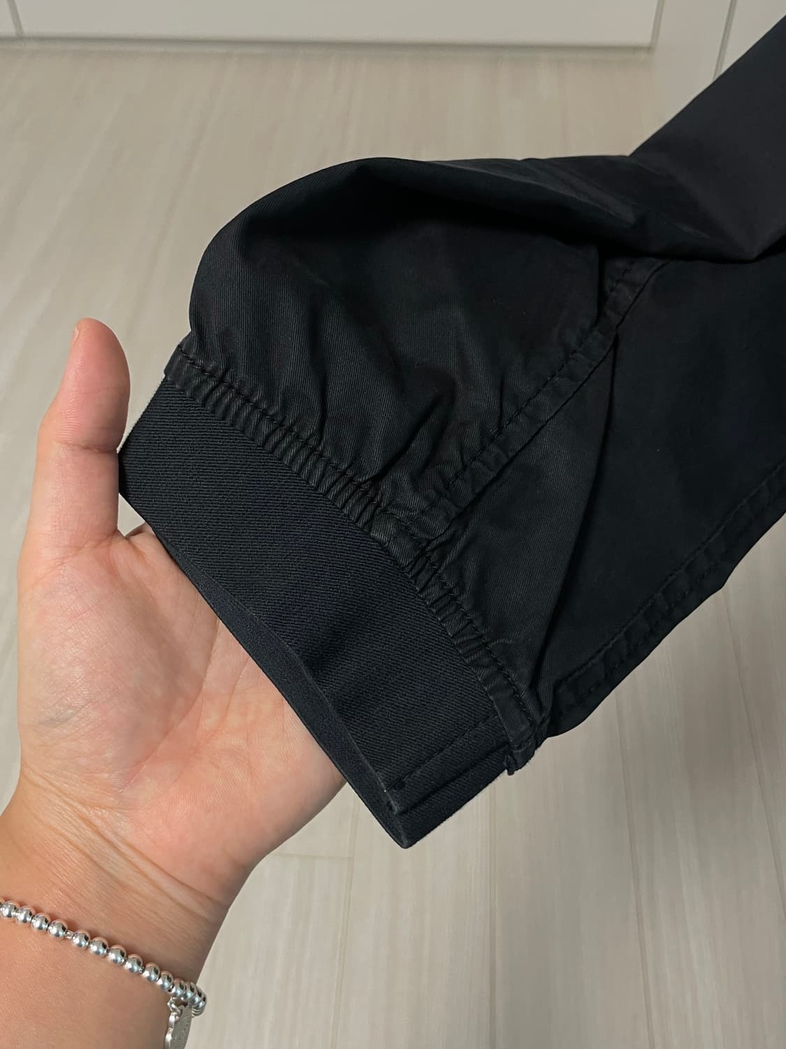 [XL] 스톤아일랜드 수피마 코튼 아노락 후드 블랙 상품이미지6