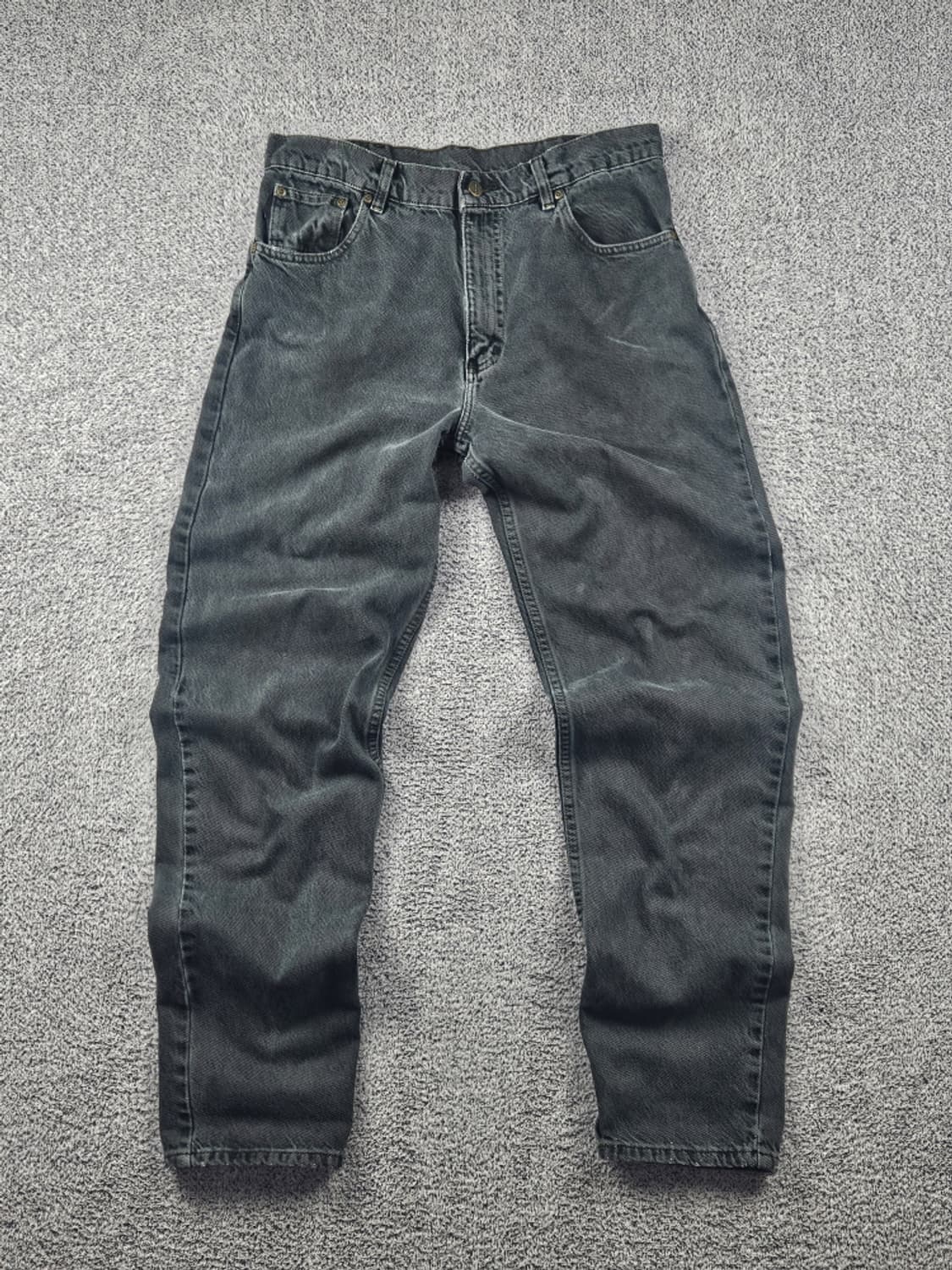 칼하트 블랙 다이드 커스텀 데님 워크 팬츠 (34X34) / 10610 상품이미지1