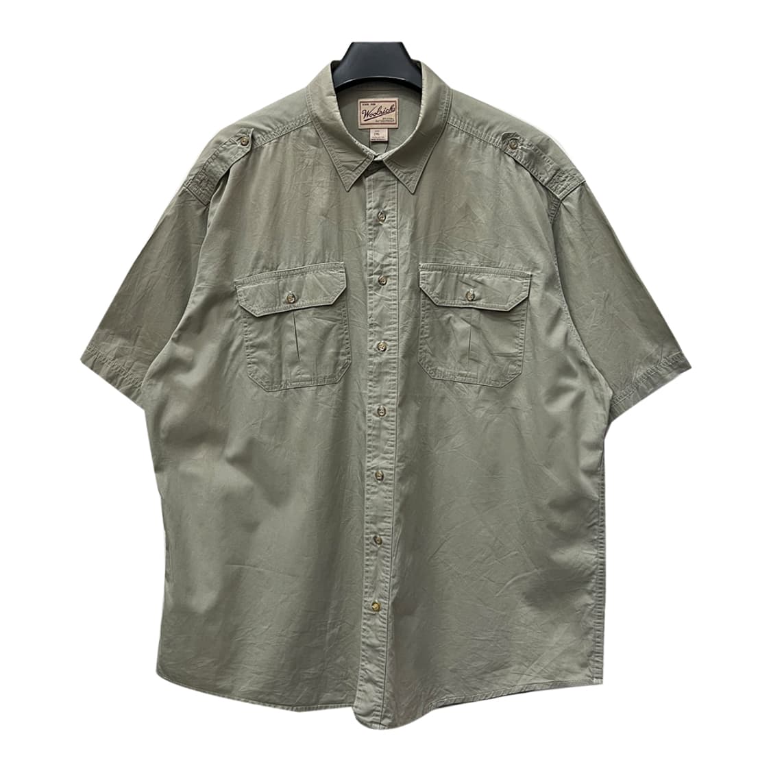 Woolrich 울리치 반팔 워크 셔츠 남방 2XL 상품이미지1