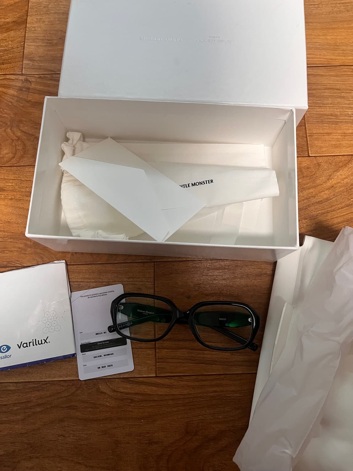 마르지엘라 젠틀몬스터 MM212 블랙 안경 상품이미지1