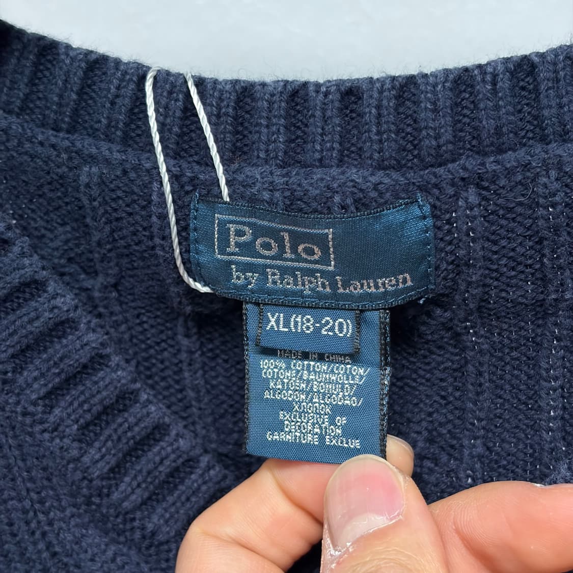 폴로 랄프로렌 브이넥 니트 베스트 2 상품이미지5