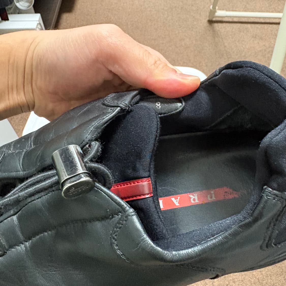 프라다 스포츠 스퀘어토 레이스업 슈즈 uk8 상품이미지3