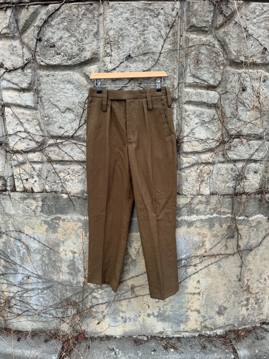 영국군 오리지널 배럭 드레스 트라우져 팬츠 브라운 30 상품이미지1