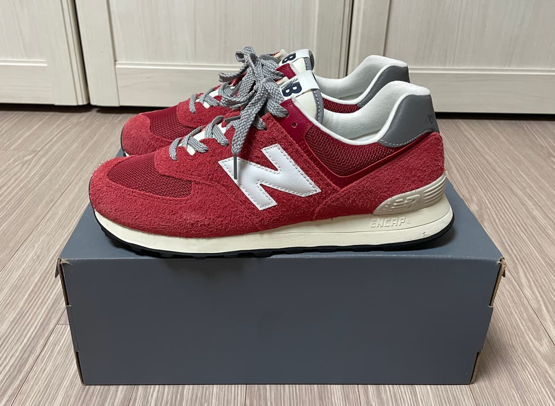 뉴발란스 574 헤리티지 레드(275) 상품이미지4